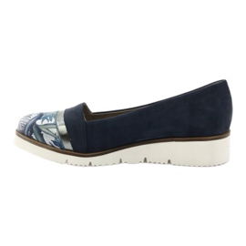 Edeo Comode scarpe LORDSY blu navy grigio 2