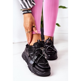 PE1 Scarpe Sportive da donna Sneakers Nere Far Away nero 2