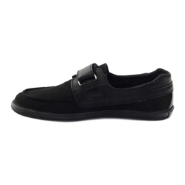 Ren But Scarpe per ragazzi in pelle per velcro ren ma 4249 neri nero 2