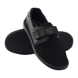 Ren But Scarpe per ragazzi in pelle per velcro ren ma 4249 neri nero 3