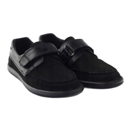 Ren But Scarpe per ragazzi in pelle per velcro ren ma 4249 neri nero 4
