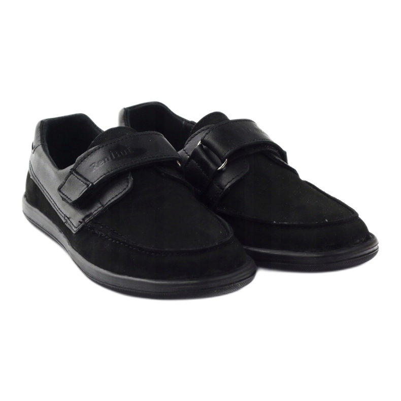 Ren But Scarpe per ragazzi in pelle per velcro ren ma 4249 neri nero 4