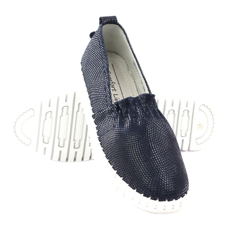 Scarpe da donna Filippo blu navy husk 3