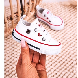 Sneakers basse classiche per bambini Big Star HH374193 Bianco bianca 1