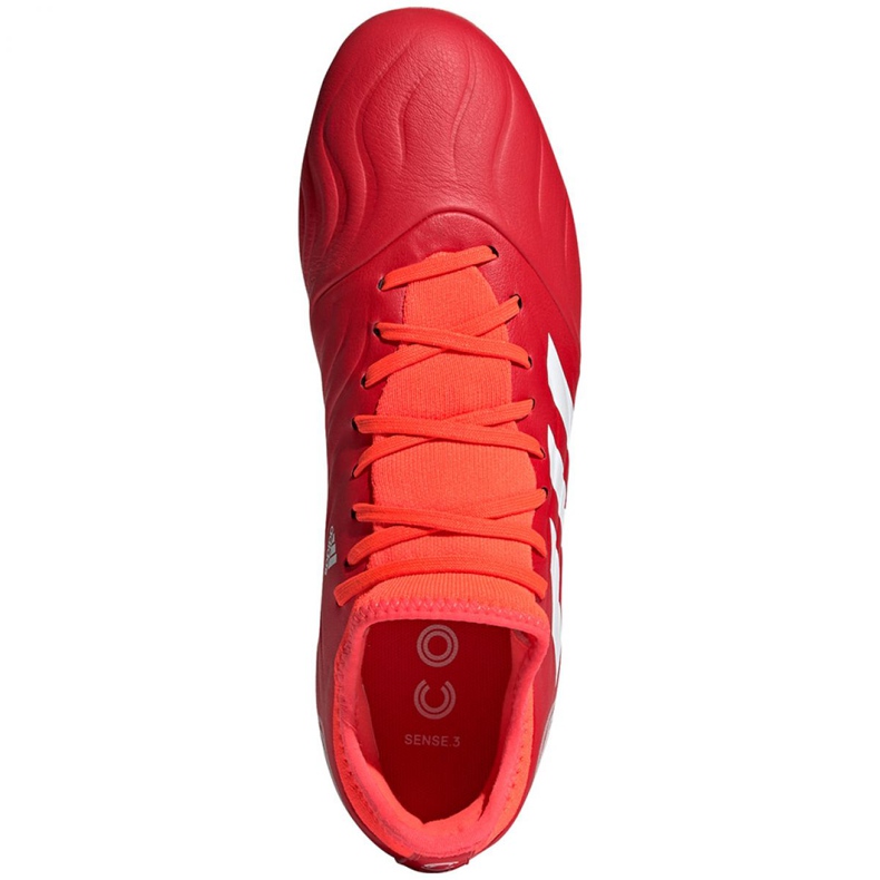 Scarpe da calcio Adidas Copa Sense.3 Mg M FY6190 rosso rosso 2