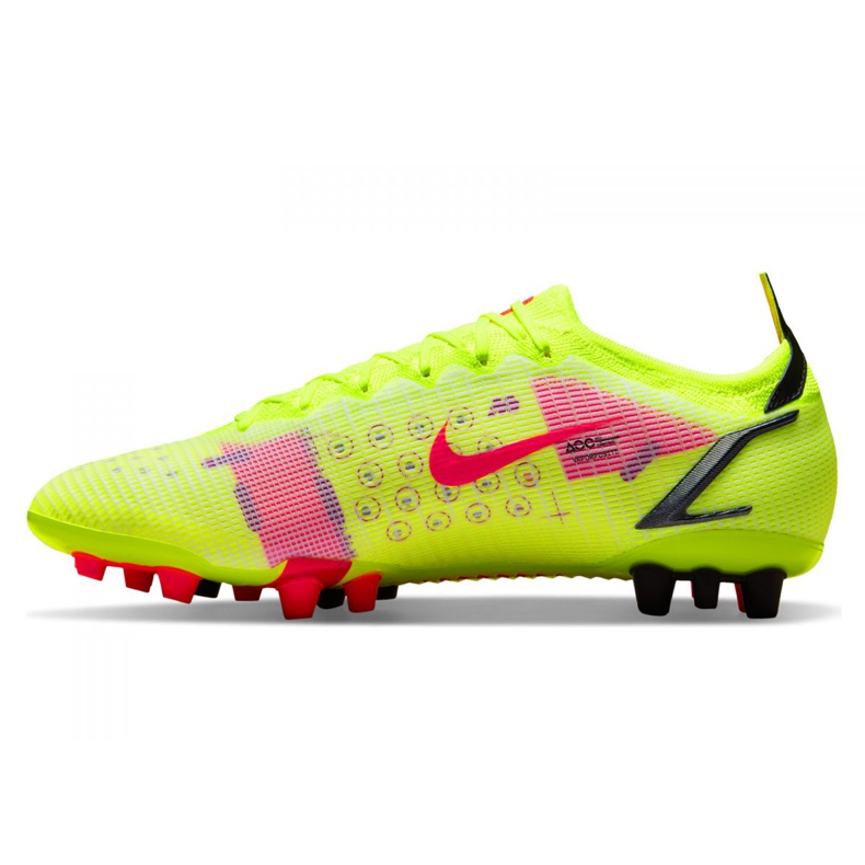 Scarpe da calcio Nike Vapor 14 Elite Ag M CZ8717-760 giallo verde 1