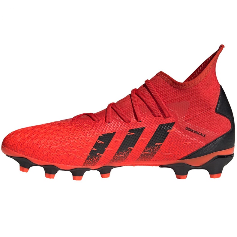 Scarpe da calcio Adidas Predator Freak.3 Mg M FY6303 multicolore arance e rossi 1
