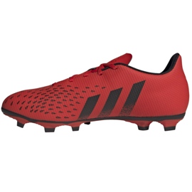 Scarpe da calcio Adidas Predator Freak.4 Fg M FY6319 rosso rosso 2