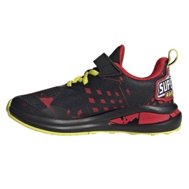 Adidas FortaRun Superhero C Jr H67853 scarpe nero rosso giallo 1