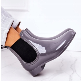 Stivali Jodhpur Ombrello Grigio Lucido 3