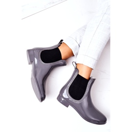 Stivali Jodhpur Ombrello Grigio Lucido 4