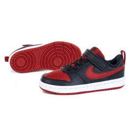 Nike Court Borough Low 2 (PSV) Jr BQ5451-007 scarpe nero blu 1