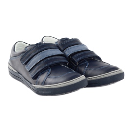 Scarpe da bambino con rape Bartuś blu navy multicolore 4