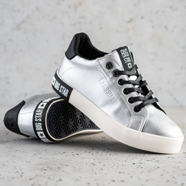 Sneakers da donna Big Star II274034 d'argento 1