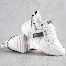 Sneakers da donna Big Star GG274213 bianca 1