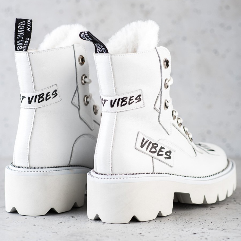 ARTIKER Stivali in pelle Vibes bianco 1