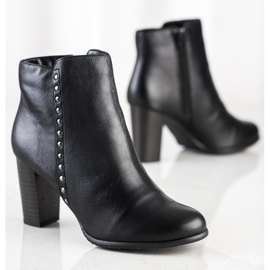 Evento Stivaletti classici in pelle nero 1