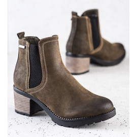 SHELOVET Stivali alla moda con glitter multicolore verde 1