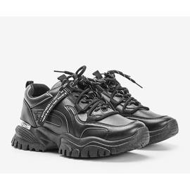 Sneakers nere con suola spessa Zooey nero 1