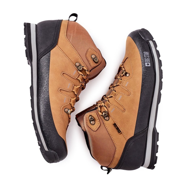 Scarpe da trekking calde da uomo Big Star EE174438 Camel marrone 1