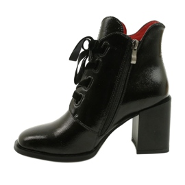 Stivali eleganti sul palo nero Filippo DBT3109/21 BK 1