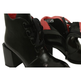 Stivali eleganti sul palo nero Filippo DBT3109/21 BK 4