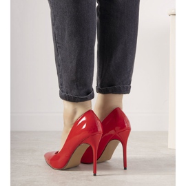 Tacchi Ibiza laccati rossi rosso 2