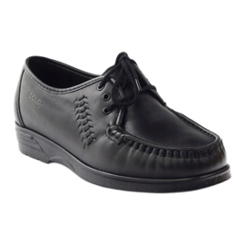 Mocassini Solo 015 per piedi sensibili nero 1