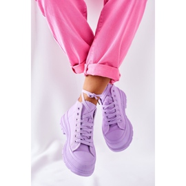 FJ1 Sneakers Alte Su Suola Larga Viola Trissy 2