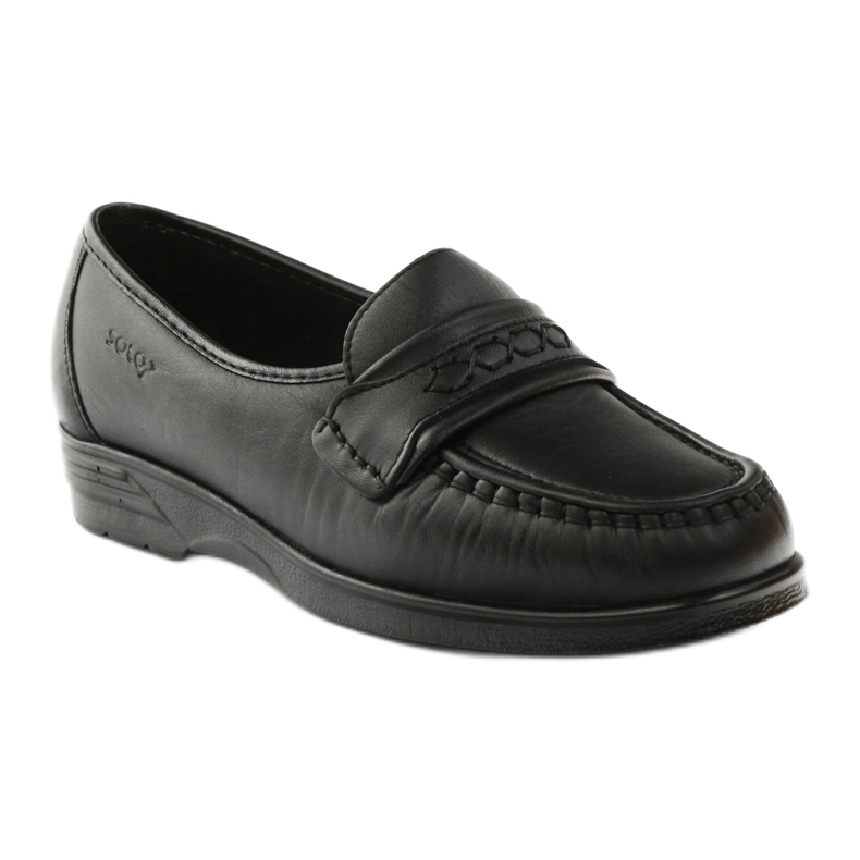 Solo Mocassini da solista per piedi sensibili comfort nero 015 1