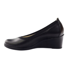 Gregors Gregor Pompe in pelle Donne Koturno 624 Nero 2