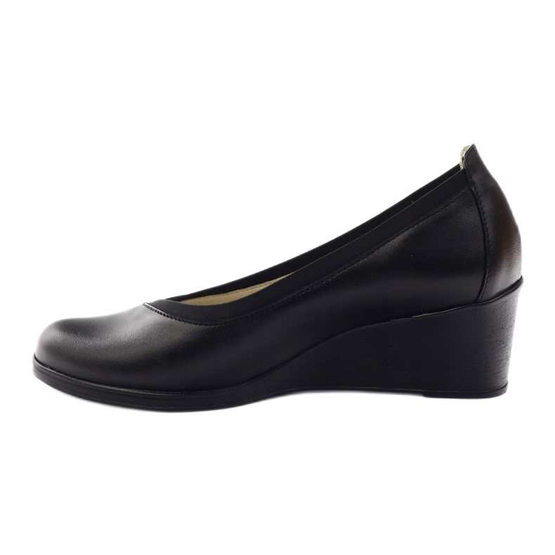 Gregors Gregor Pompe in pelle Donne Koturno 624 Nero 2