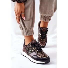 Scarpe Sportive con Logo Sneakers Nero-Marrone Always 2