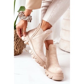PS1 Stivaletti caldi Stivali Jodhpur Beige Buona Idea 1