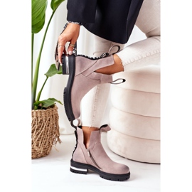 PS1 Stivaletti caldi Stivali Jodhpur Con cerniera Grigio My Way 1