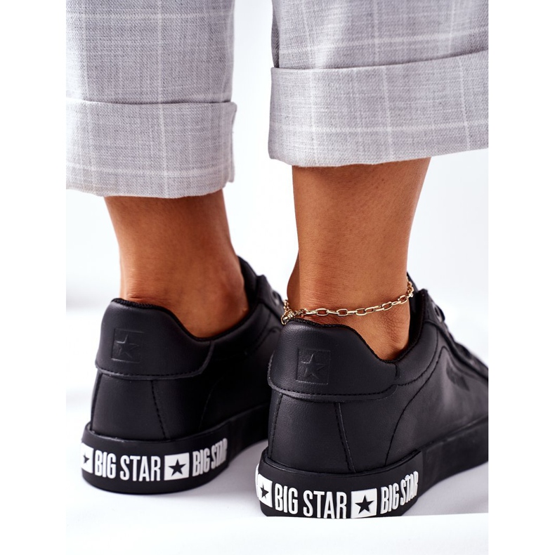Sneakers da donna in pelle Big Star II274030 Nere nero 1