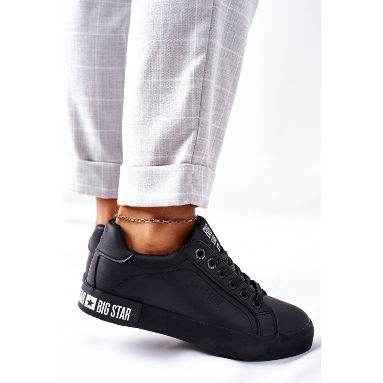 Sneakers da donna in pelle Big Star II274030 Nere nero 2