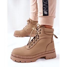 Big Star Stivali Timberki Traperki Khaki Mustgrow cachi 1