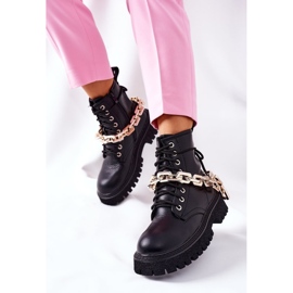 Stivali alti ed eleganti del Graal nero 1