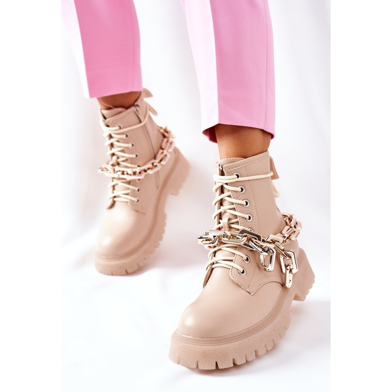 PS1 Stivali alti ed eleganti del Graal beige 2