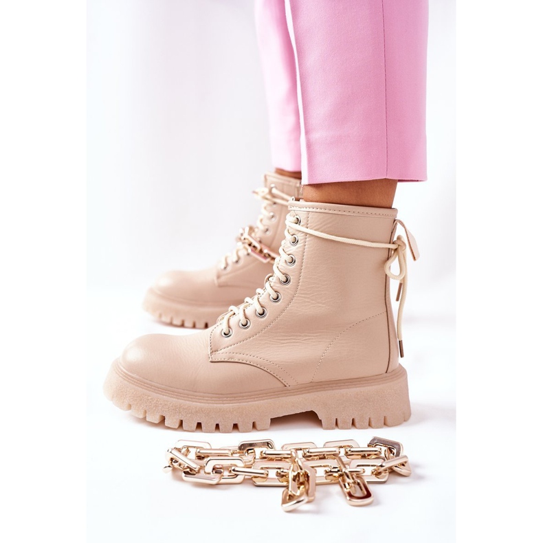 PS1 Stivali alti ed eleganti del Graal beige 1