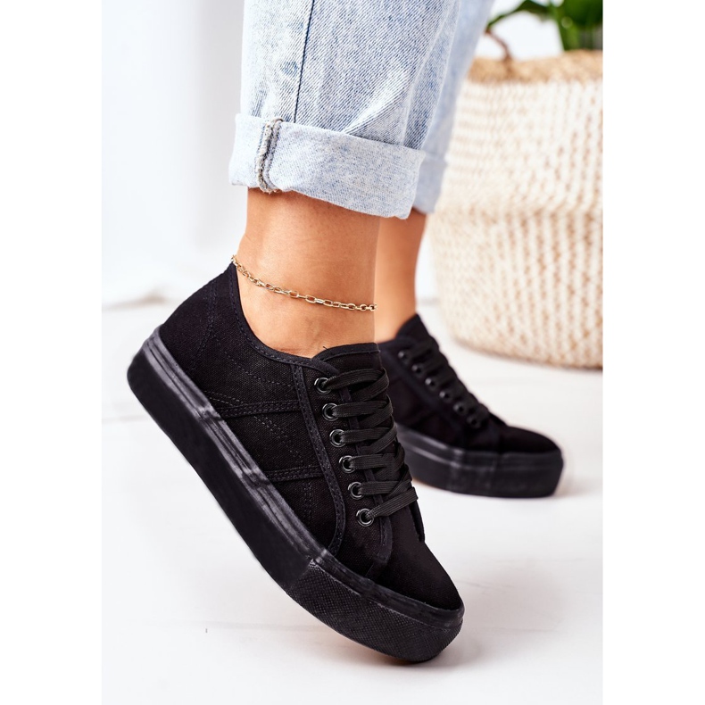 PW1 Sneakers da donna sullo skateboard nero 1