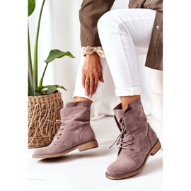 PS1 Stivali Con Doppio Gambo Taupe Violetta grigio 2
