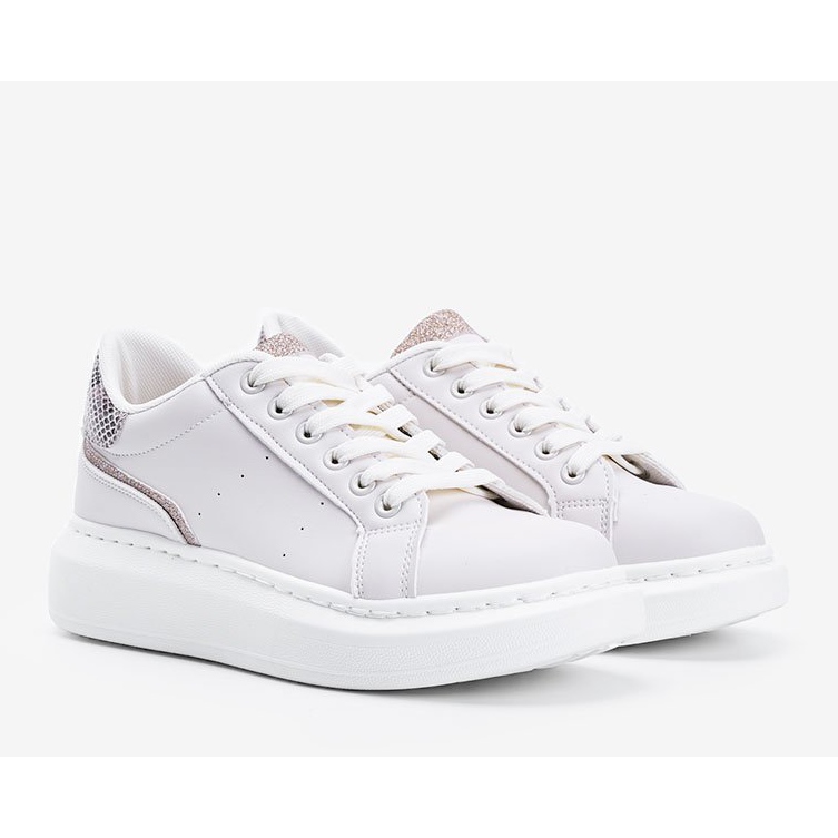 Sneakers beige con suola spessa Alicer 1