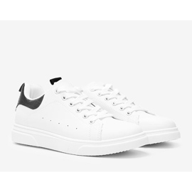 BM Sneakers bianche e nere su una spessa suola Influ bianco nero 2