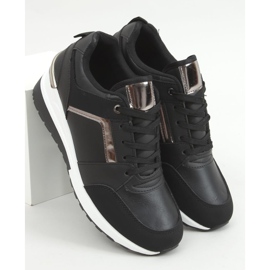 Sneakers nere con zeppa P67 Black nero 1