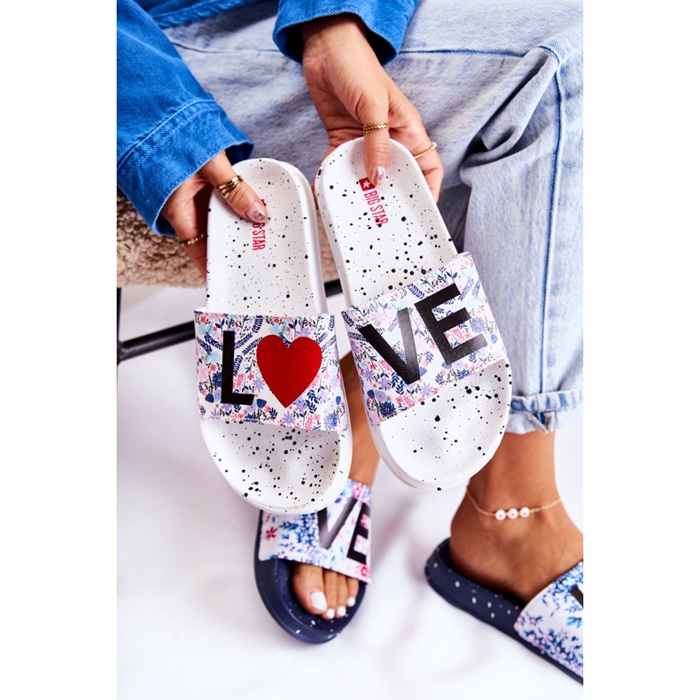 Pantofole Donna Big Star Love Bianco DD274A256 2