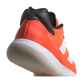 Scarpe indoor adidas Adizero FastCourt 2.0 M FZ4668 multicolore arancia 1