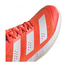 Scarpe indoor adidas Adizero FastCourt 2.0 M FZ4668 multicolore arancia 2