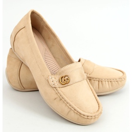 Mocassini da donna beige H8192 Beis 1